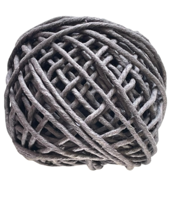 MACRAME 3MM SINGLE STRAND – CHARCOAL