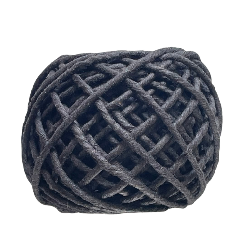 MACRAME 3MM SINGLE STRAND - BLACK