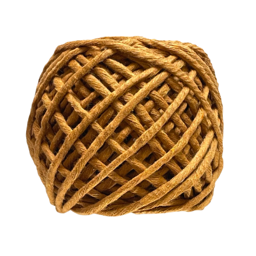 MACRAME 3MM SINGLE STRAND - SUNFLOWER