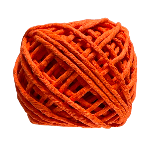 MACRAME 3MM SINGLE STRAND - ORANGE